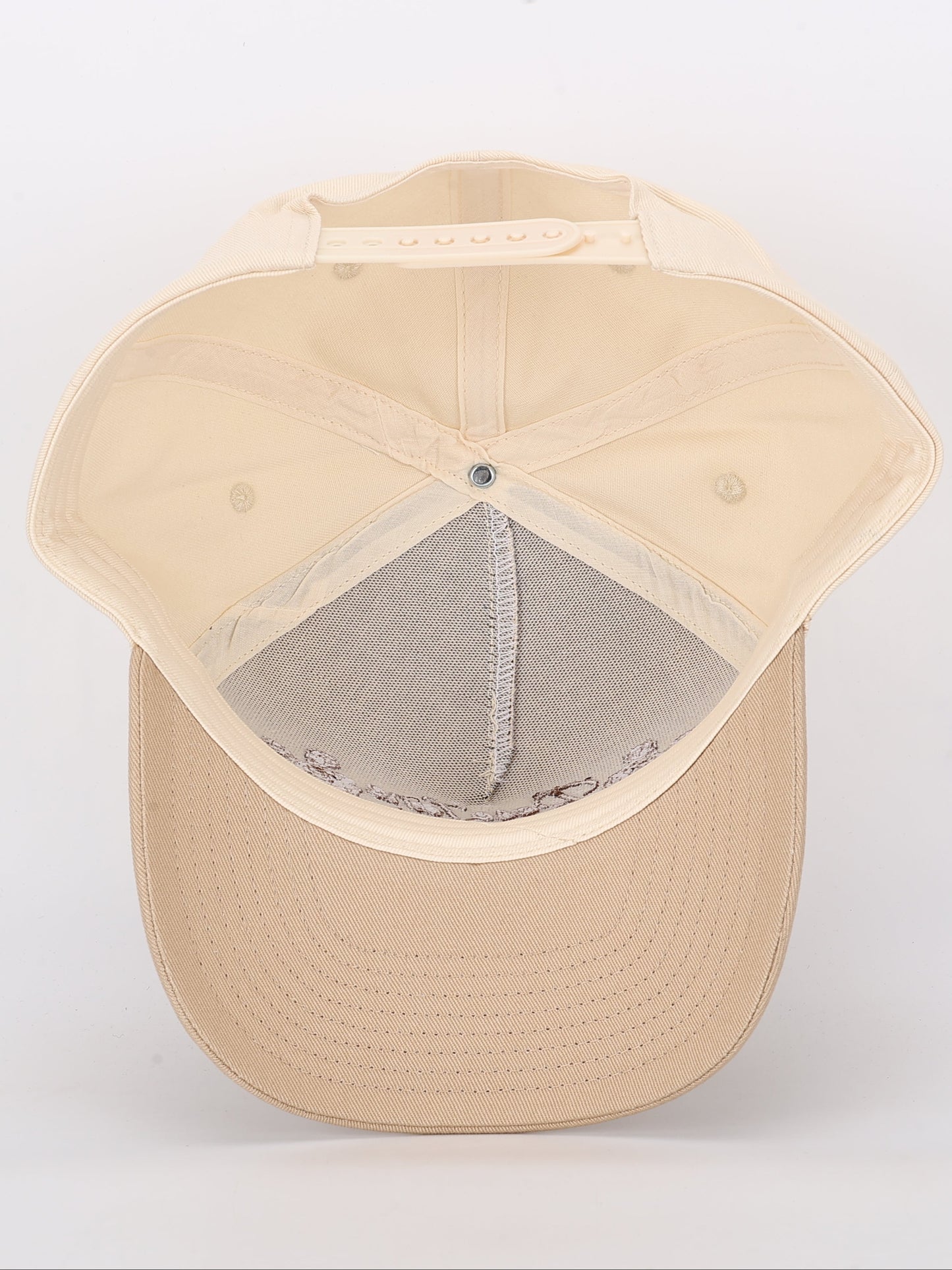 floral hat - beige
