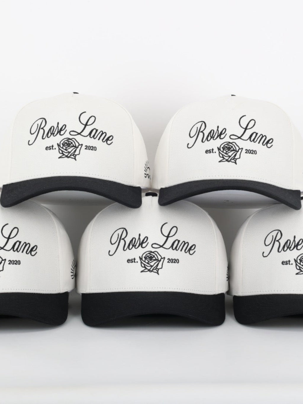 Rose Lane Logo Hat - white/black