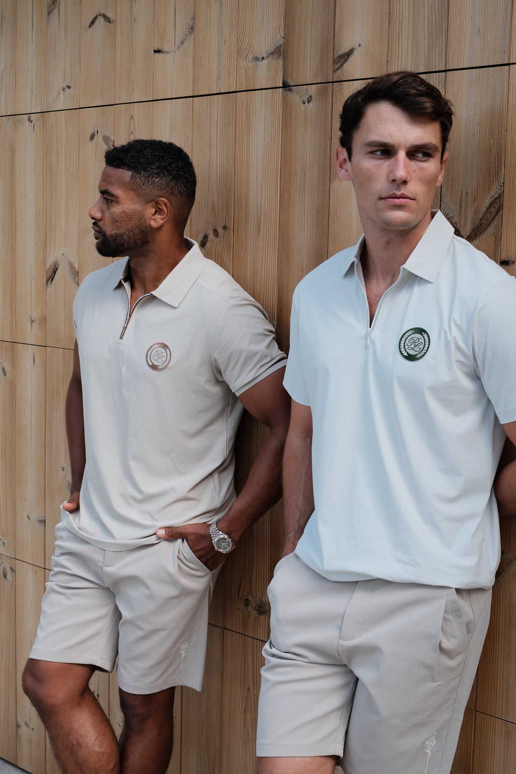 prestige quarter zip - ivory white
