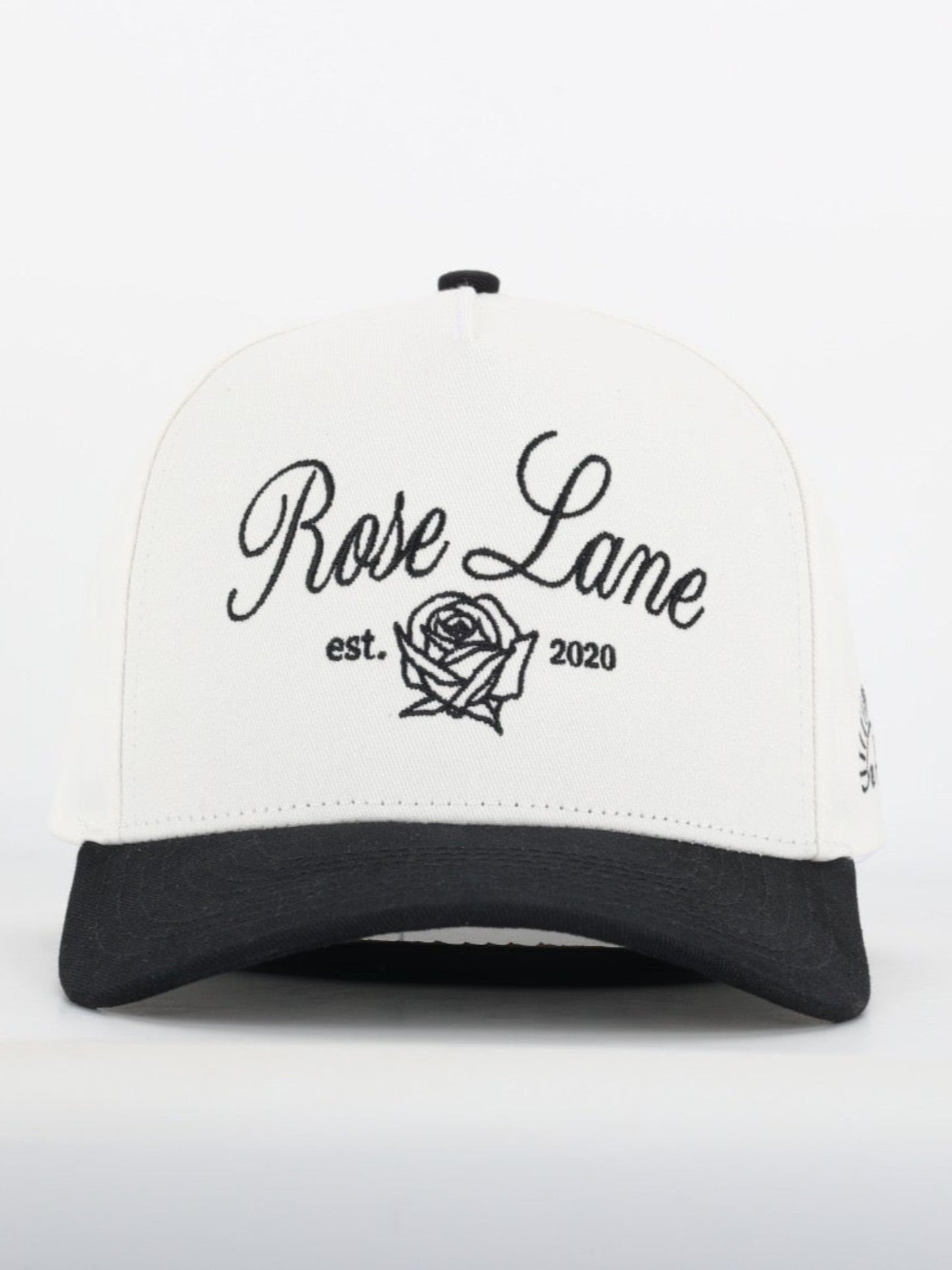 Rose Lane Logo Hat - white/black