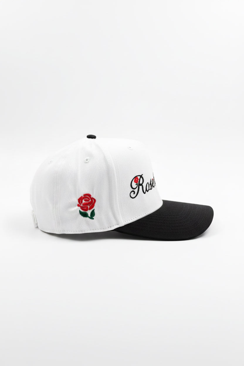 true bloom hat - white/black