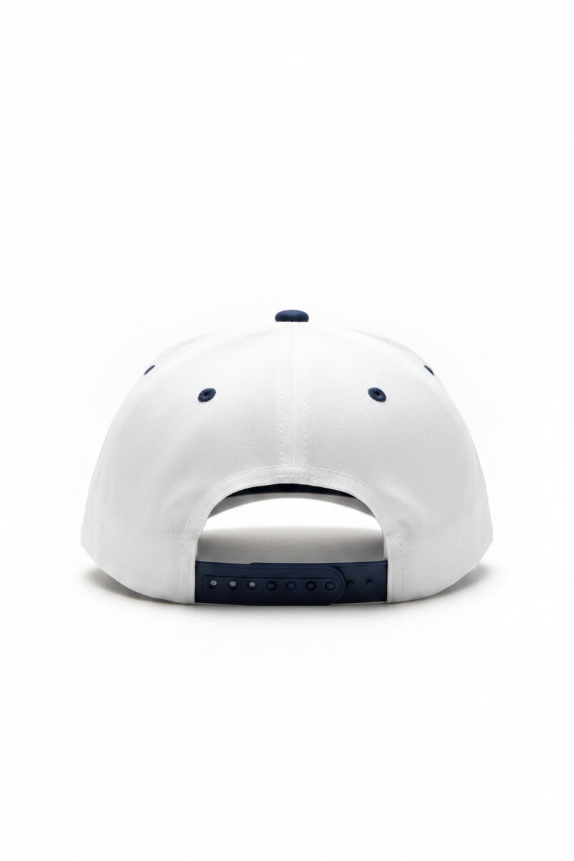 heritage hat - white/navy
