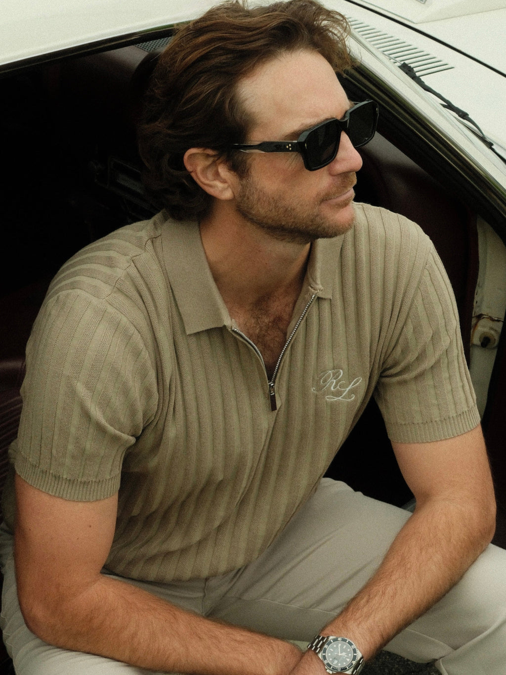 par iv quarter zip - olive