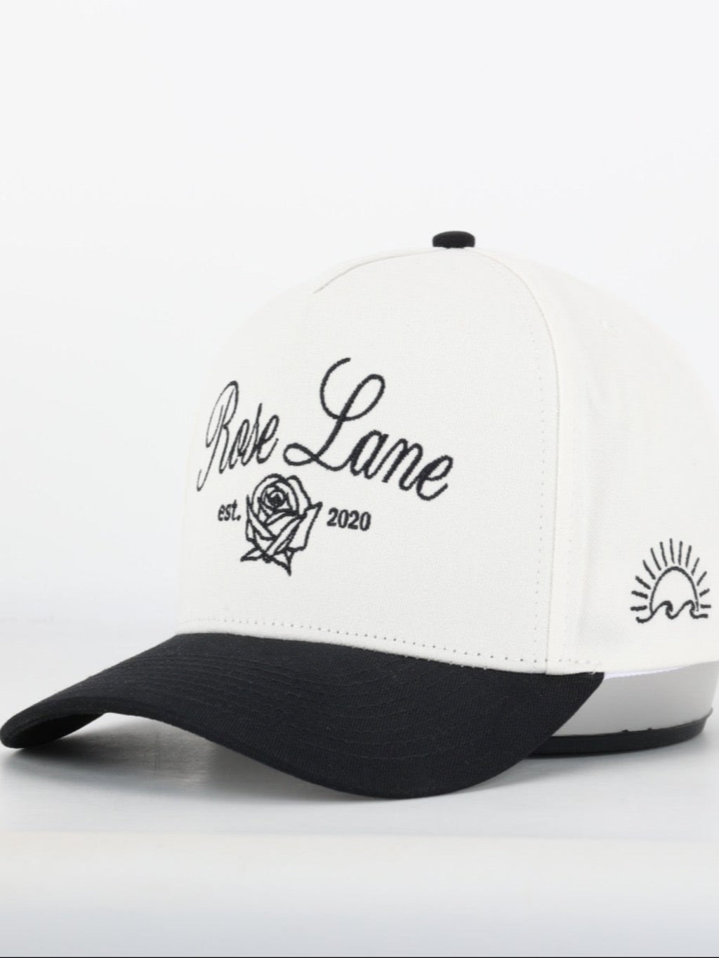 Rose Lane Logo Hat - white/black