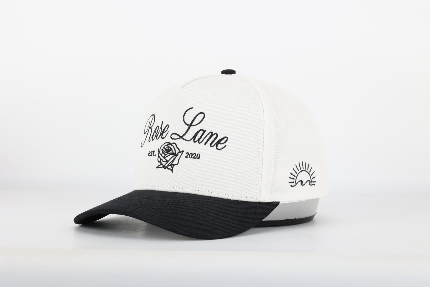 Rose Lane Logo Hat - white/black