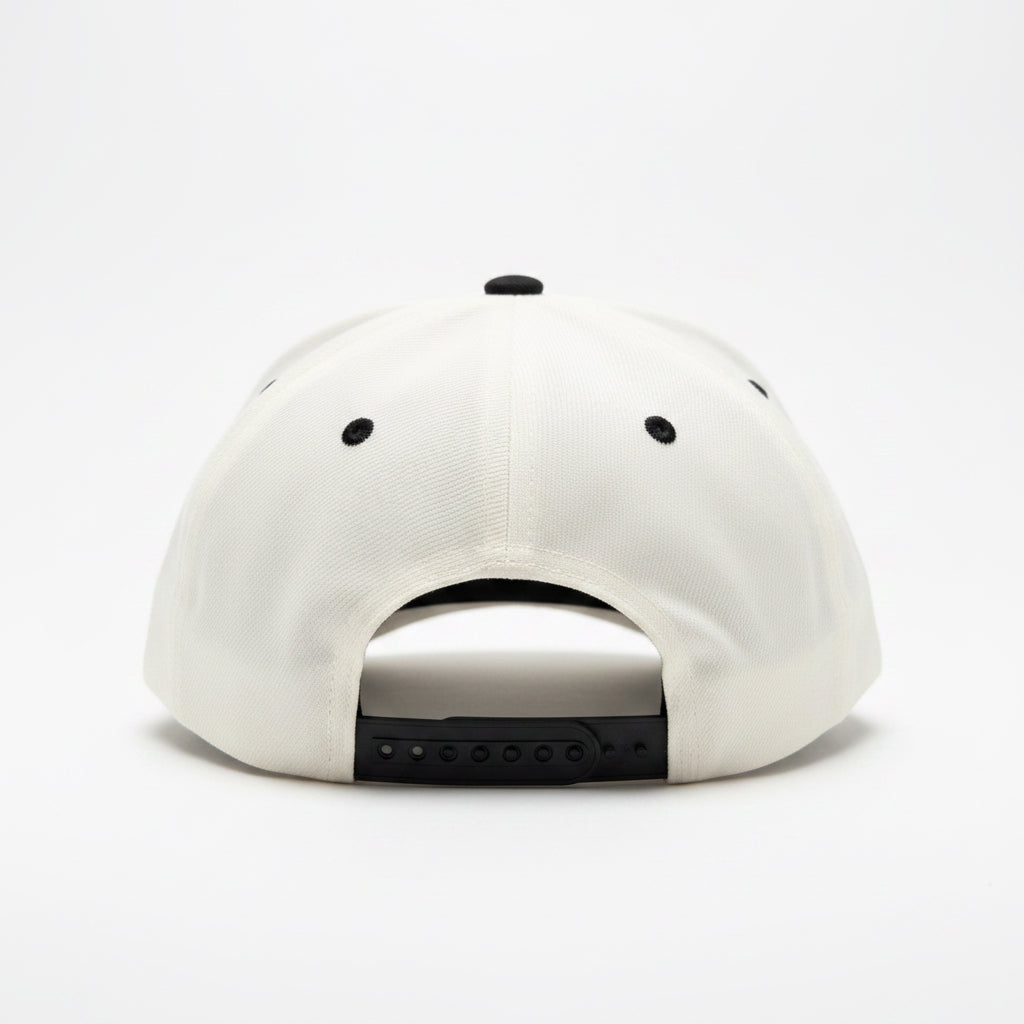 heritage wool hat - white/black