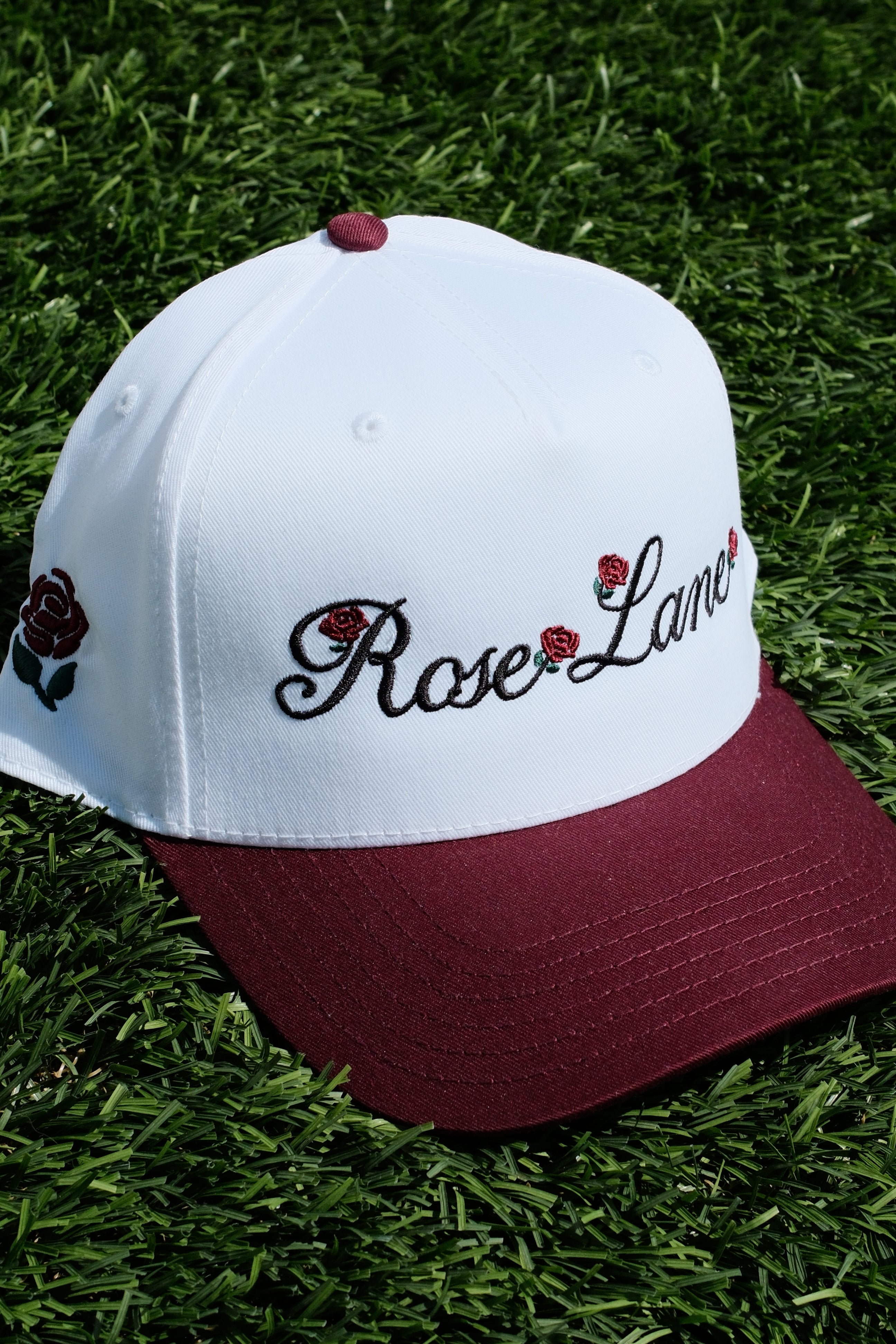 true bloom hat - maroon
