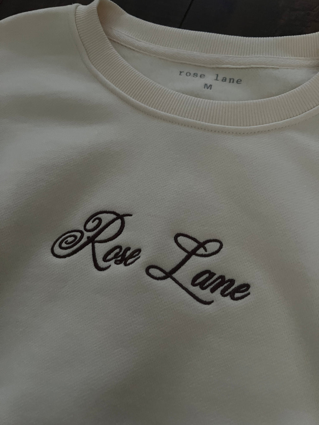 Cropped sweater - Cream/Chocolate