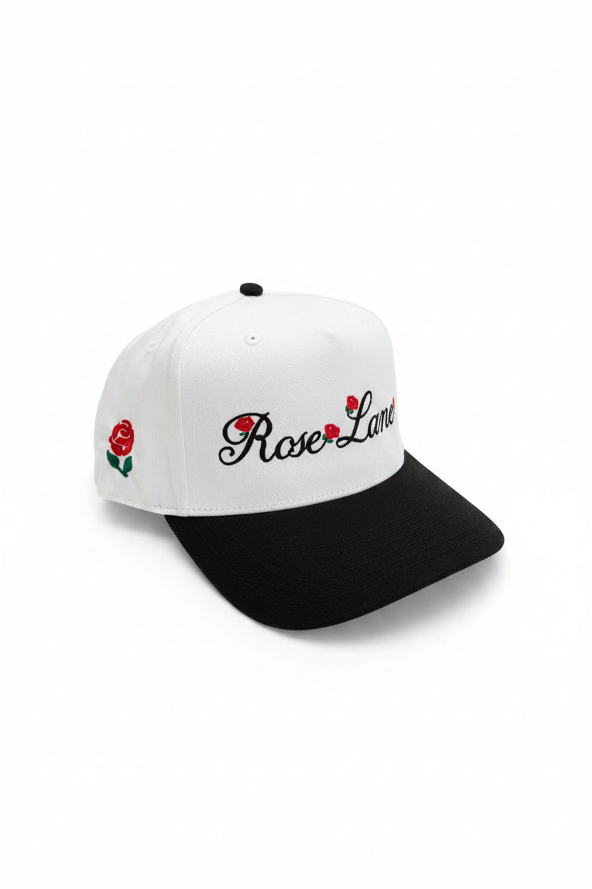 true bloom hat - white/black