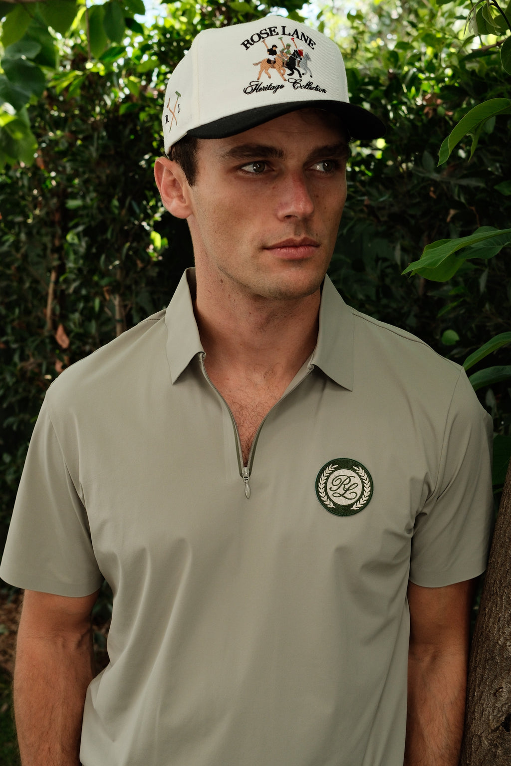 prestige quarter zip - sage green