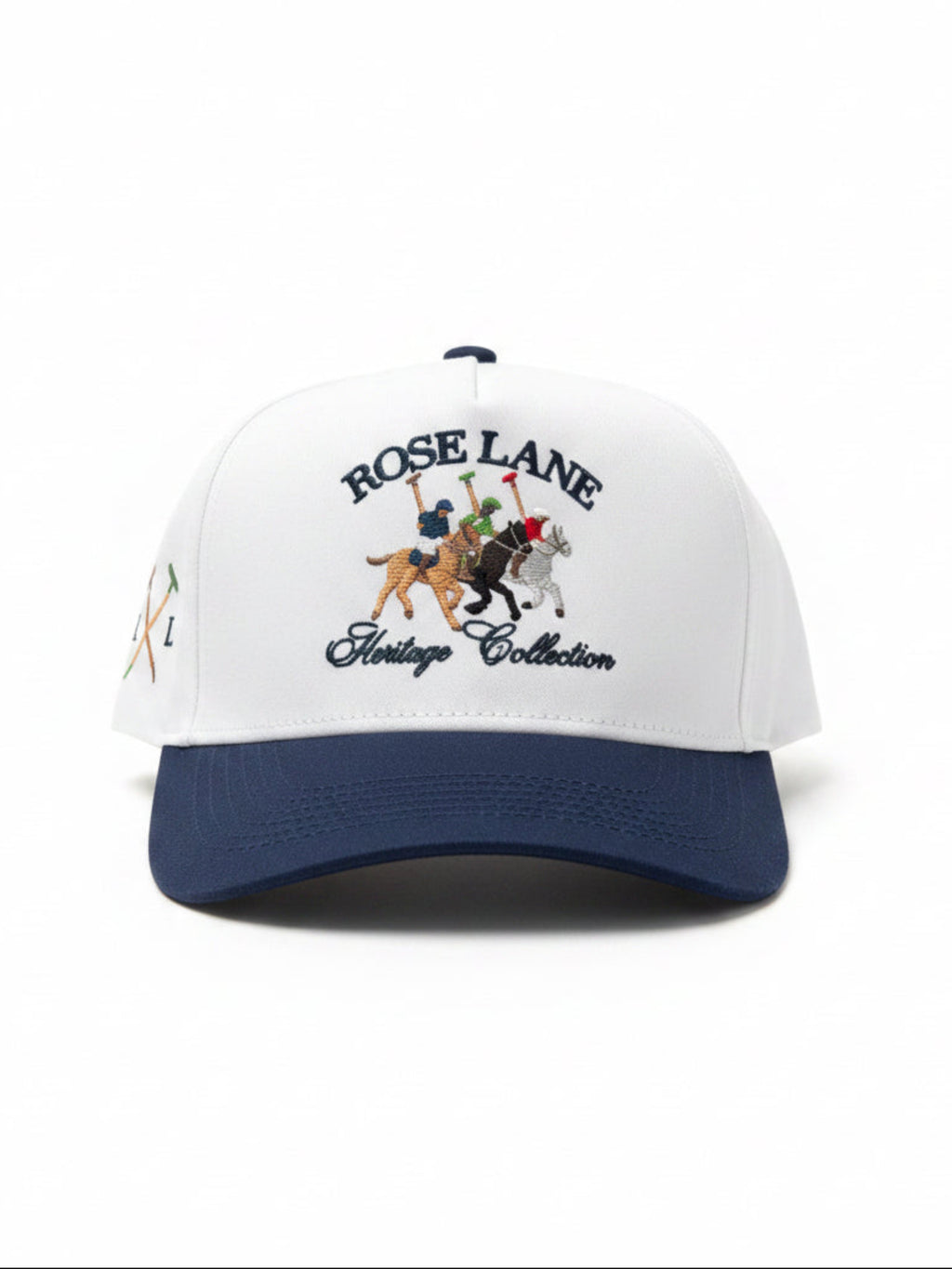 heritage hat - white/navy