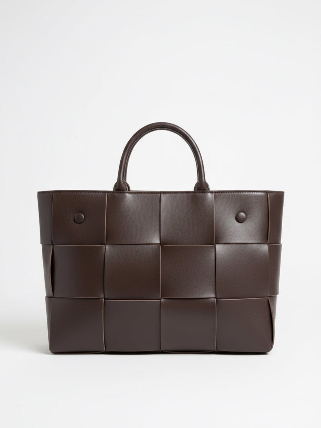cafe racer woven genuine leather bag