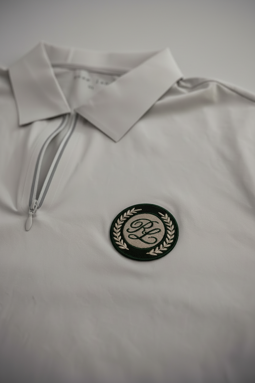 prestige quarter zip - ivory white