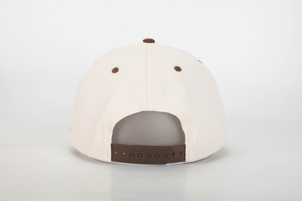 Stop & Smell The Roses Structured Hat Brown/Cream of