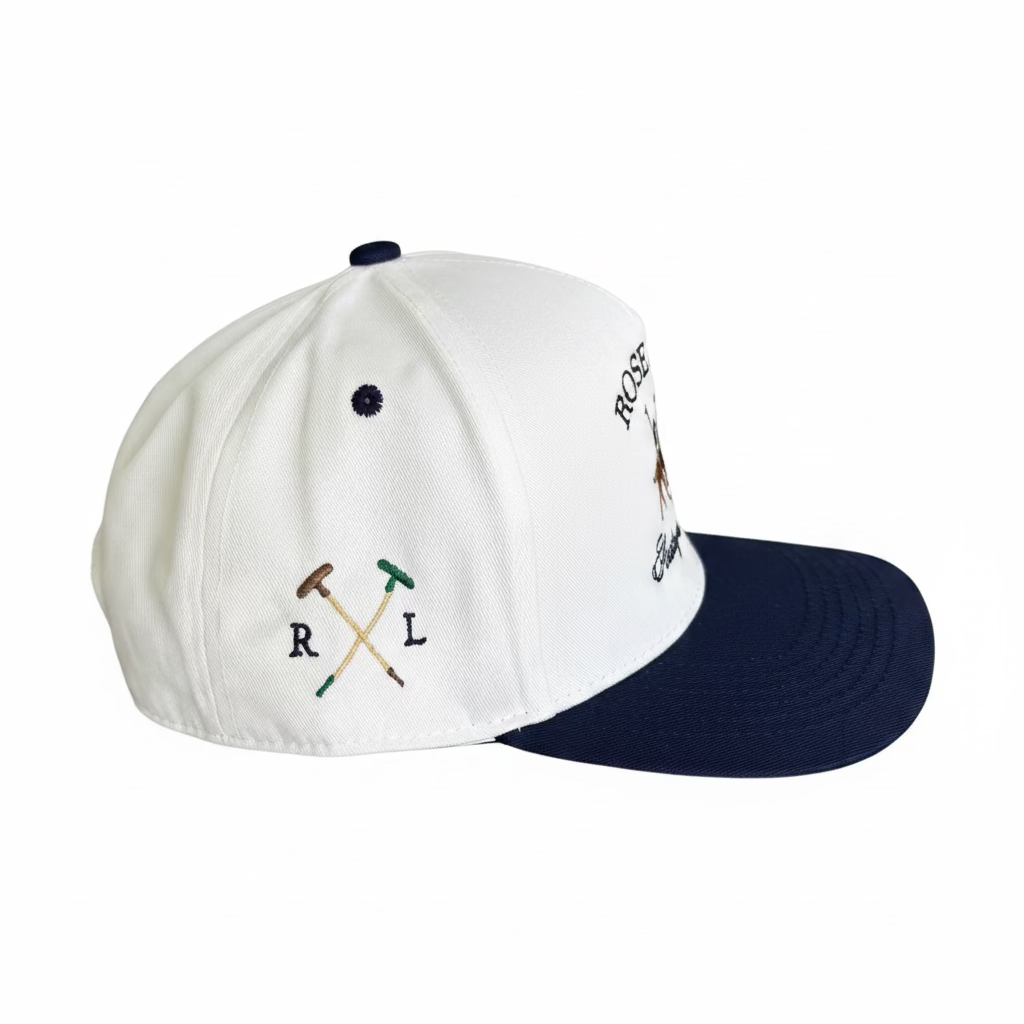 heritage hat - white/navy