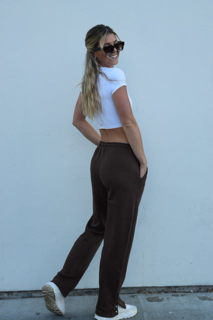 day-off pant - chocolate